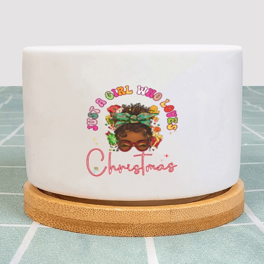 Cute Festive Christmas Holidays Gift for Women Plant Pots