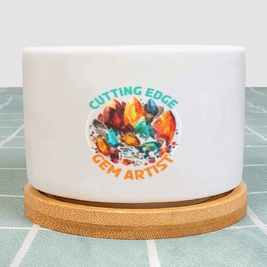 Lapidary Artist Gemstone Stone Collecting Stone Plant Pots