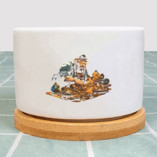 Lapidary Artist Gemstone Stone Collecting Stone Plant Pots