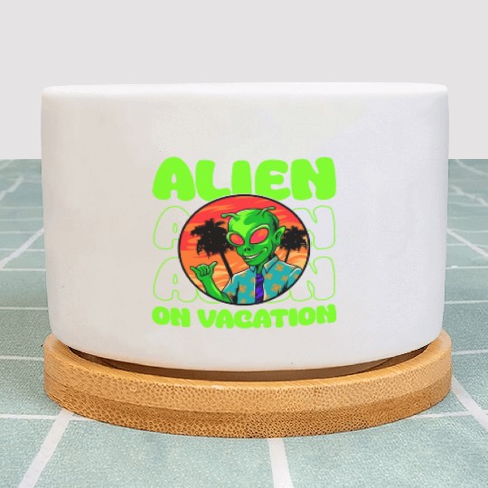 Alien, Aliens, UFO, UAP, Space Unknown Flight Plant Pots