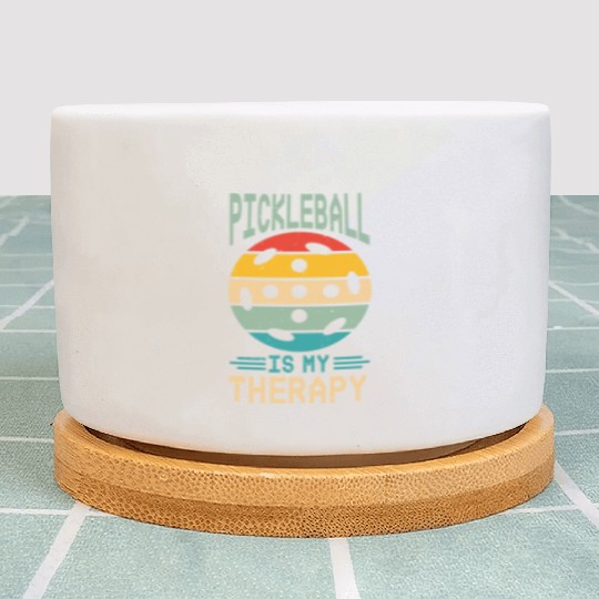 Pickleball is My Therapy Plant Pots