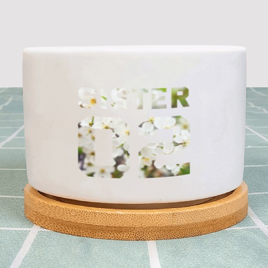 COUPLE FLOWER SISTER 02 Plant Pots