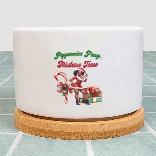 Peppermint Pinup, Mistletoe Tease Plant Pots