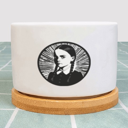 Wednesday Addams Plant Pots