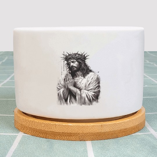 Jesus Is King Plant Pots