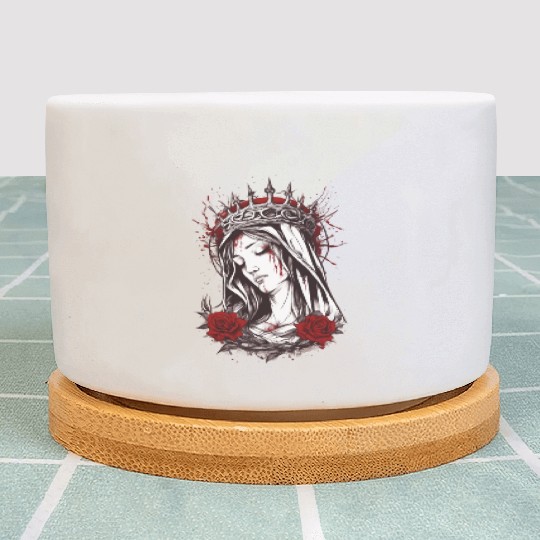 Virgin Mary Plant Pots