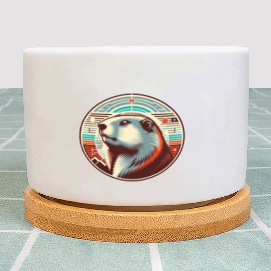 Groundhog Day 2024 Enthusiast February 2nd Plant Pots