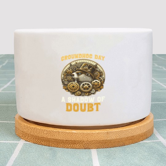 Groundhog Day 2024 Enthusiast February 2nd Plant Pots