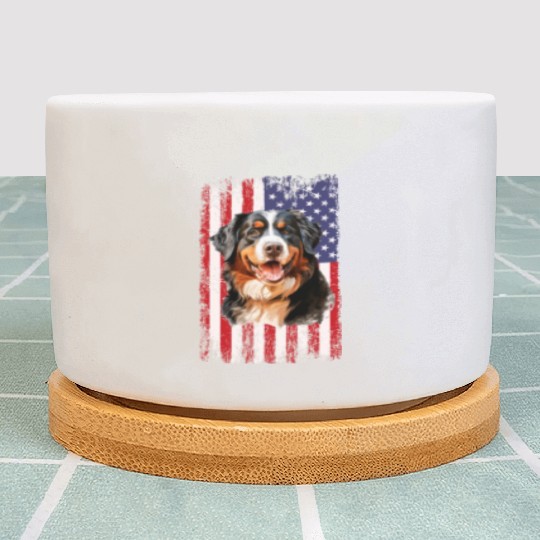 bernese mountain dog Plant Pots