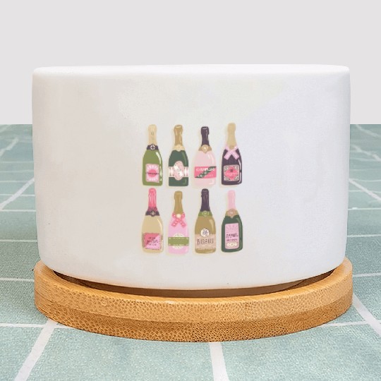 Champagne Bottles New Year Eves 2022 Py Plant Pots