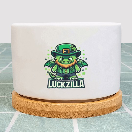 Luckzilla St. Paddy's Day Dragon Plant Pots