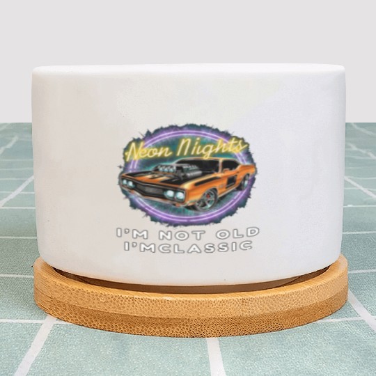 Timeless Neon Statement Plant Pots - Hot Rod