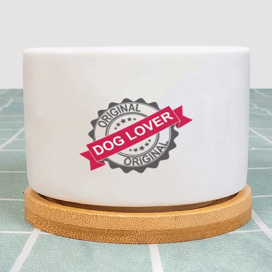 Original Dog lover Seal Plant Pots