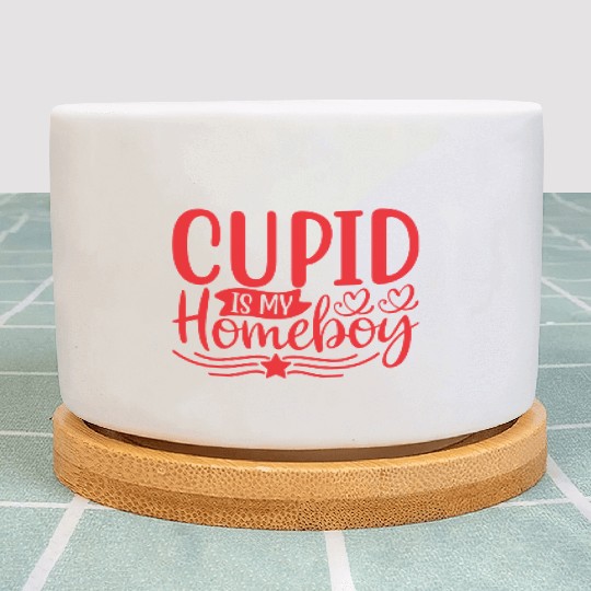 Cupid is My Homeboy Plant Pots
