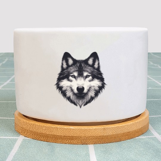 Mystic Alpha Wolf Plant Pots
