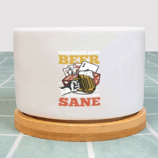 Cribbage And Beer Is Keeping Me Sane for Cribbage Plant Pots