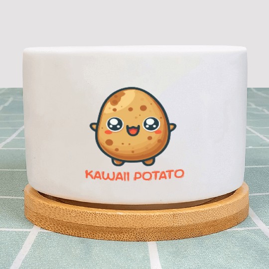 Cute kawaii potato Plant Pots