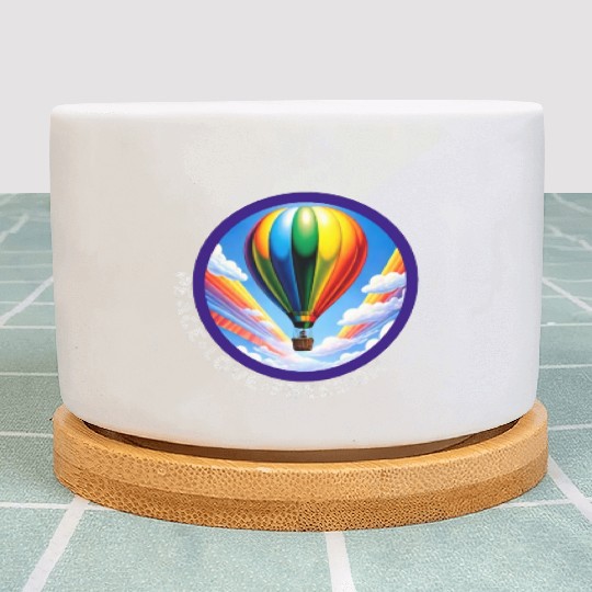 Peace Love Freedom Ballon Plant Pots