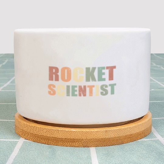 Rocket Scientist Aerospace Engineer Spaceship Plant Pots