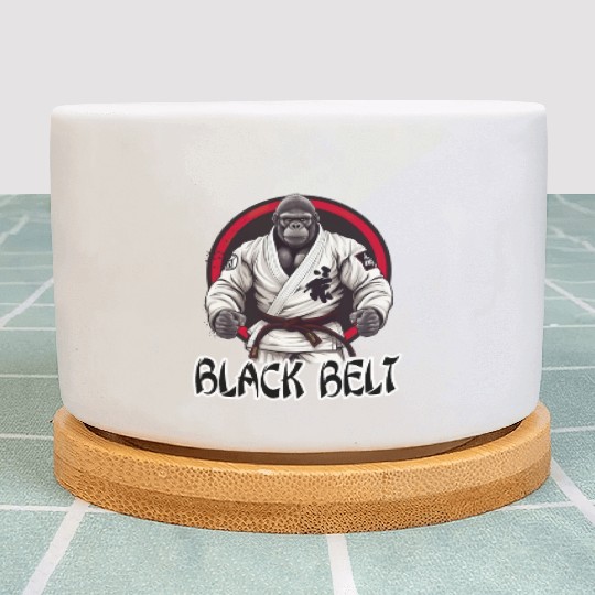 Martial Arts Gorilla BJJ Fighter Jiu-Jitsu Plant Pots