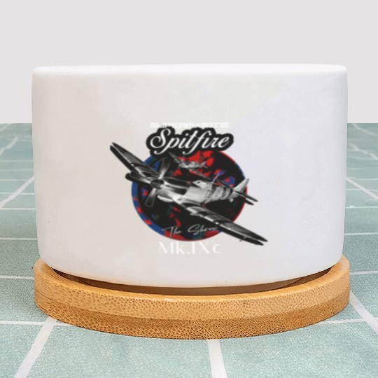 Supermarine Spitfire MK.IXc WW2 Fighter Plane Plant Pots