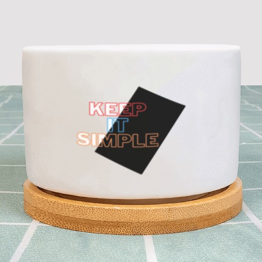 Minimalist Mastery: Keep It Simple Apparel Plant Pots