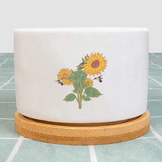 Sunflower summer vibes Plant Pots