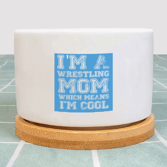 Wrestling Mom Passion Is Gift Cool Plant Pots