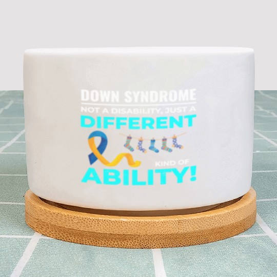 Down Syndrome Awareness Different Ability Plant Pots