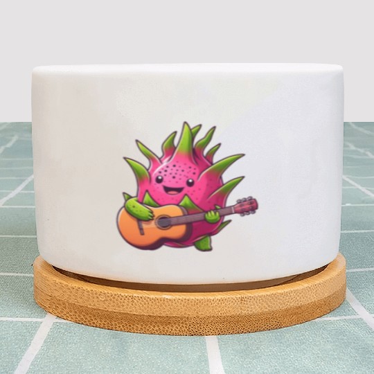 Dragon Fruit Jam: Playing the Guitar Plant Pots