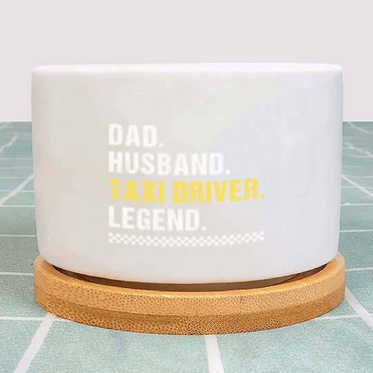 Dad Taxi Driver Plant Pots