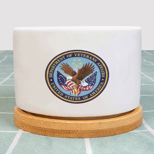 US Veterans Affairs Seal Plant Pots