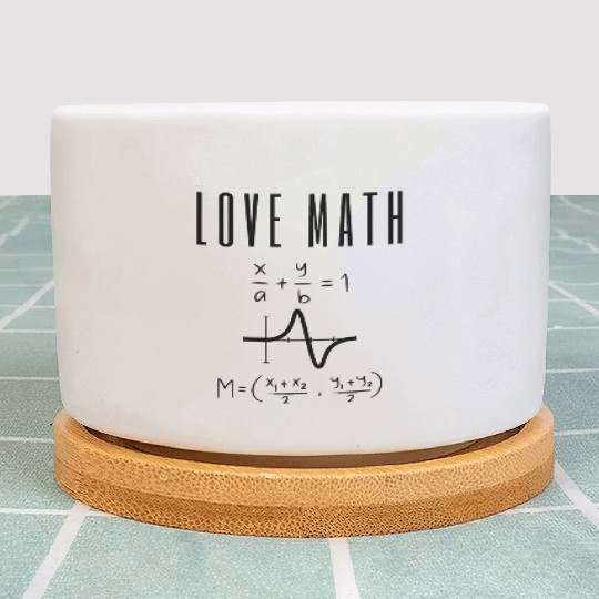 Love Math: Midpoint Equation Plant Pots