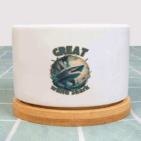 Great White Shark Plant Pots