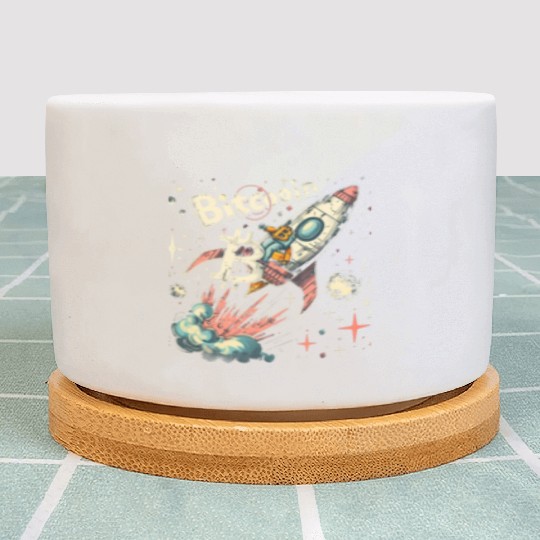 Pi day 3.14 Crypto Bitcoin Math Launch To The Plant Pots