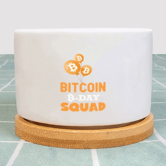 Bitcoin Day Squad Plant Pots