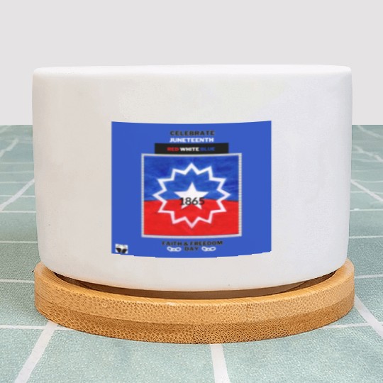 Celebrate Juneteenth: The Red White & Blue Plant Pots