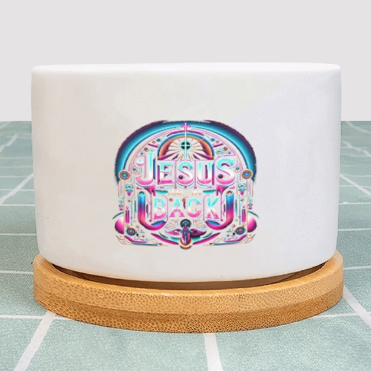 Jesus Has My Back 26 Plant Pots