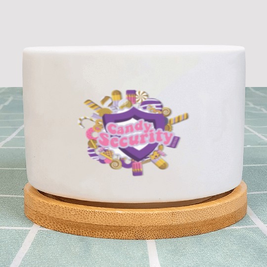 Candy Security Kids Parents Matching Birthday Plant Pots