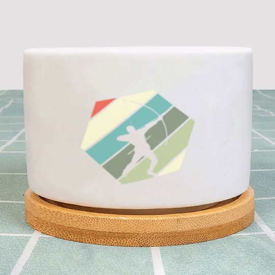 Retro Archer Archery Plant Pots
