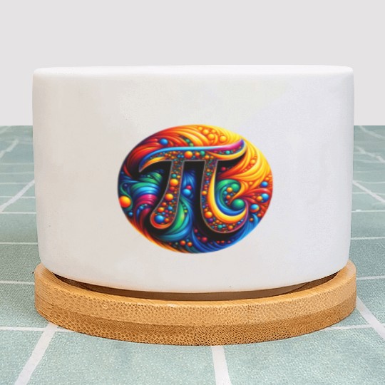 Pi Day Nerd Geek Love Math Pi Symbol Kids Men Plant Pots