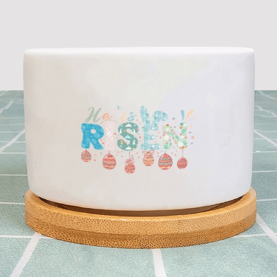 He Is Risen Easter Celebration Theme Plant Pots