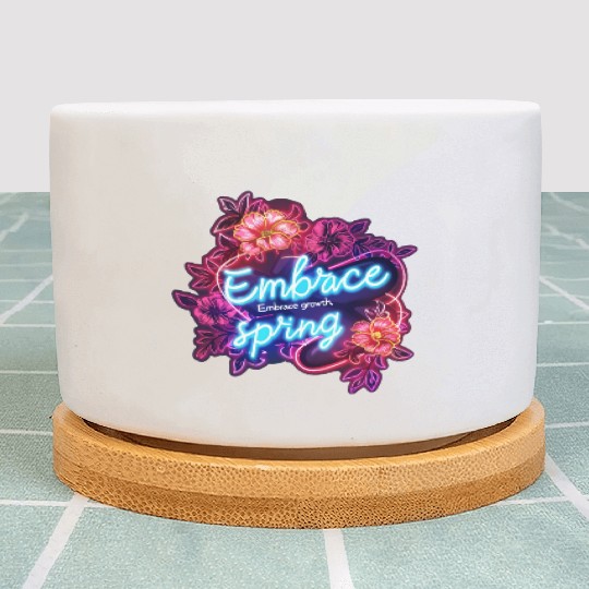 Embrace growth, embrace spring Plant Pots
