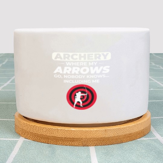 Archery Targets Archer Bullseye Shooting Sport Plant Pots