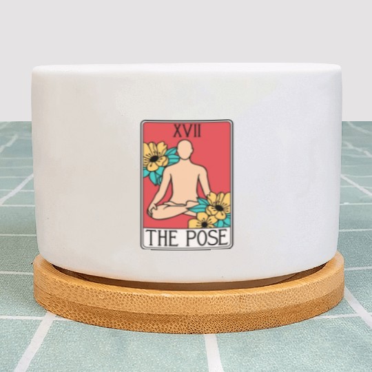 The Pose - Yoga Tarot Card Plant Pots