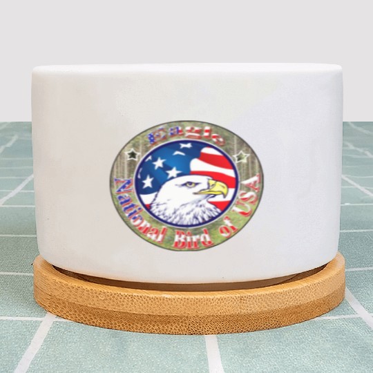 Hanes Youth Plant Pots USA Eagle