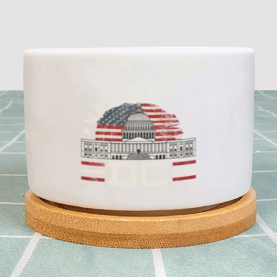 Love Washington DC USA Gift Design Idea Plant Pots