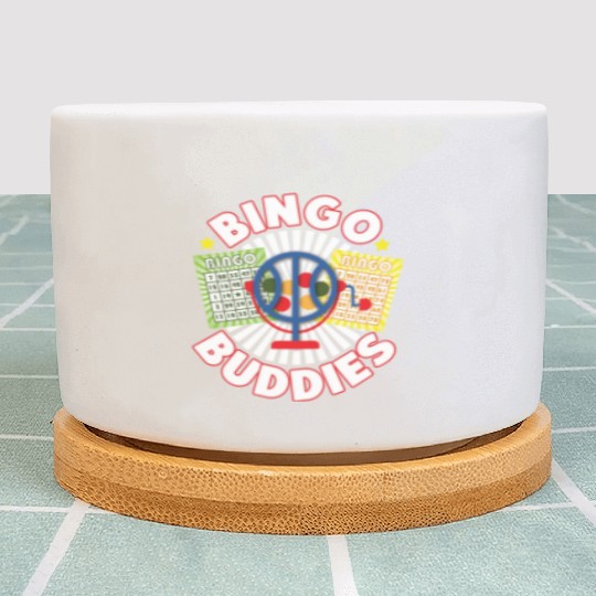 Bingo Player Besties Friends Bingo Plant Pots