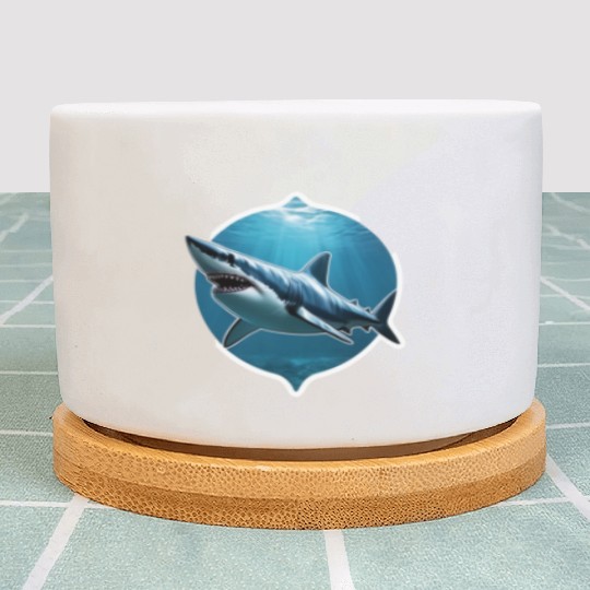 Shark 3d Illusion Plant Pots
