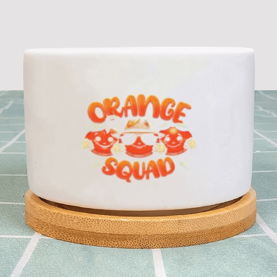 Orange Citrus Fruit Lover Orange Squad Meme Plant Pots